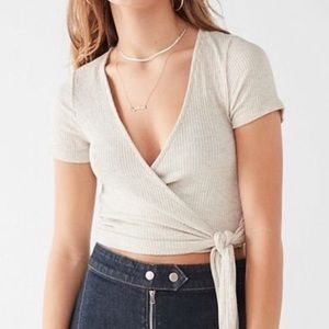 UO x Project Social T Bailey Wrap Crop